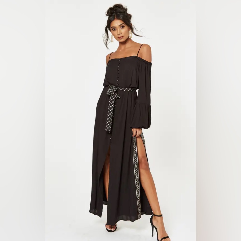 The Jetset Diaries by Black Till Dawn Maxi Dress